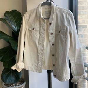 Scotch and Soda White Jean Jacket | Size 0